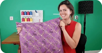 Pillow case with the serger