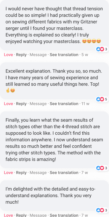 Finding the right thread tension overlocker serger