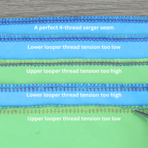 Serger thread tension