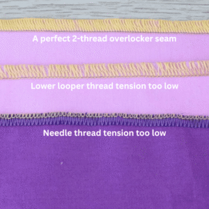 Overlocker 2 thread seam thread tension