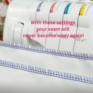 Perfect thread tension serger